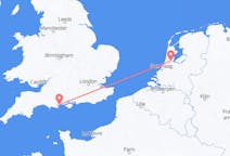 Flyreiser fra Bournemouth, England til Amsterdam, Nederland