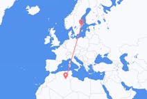 Flyg från Hassi Messaoud, Algeriet till Stockholm, Algeriet