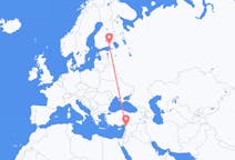 Flights from Hatay Province, Turkey to Lappeenranta, Finland