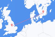 Vluchten van Vaxjö, Zweden naar Nottingham, Engeland