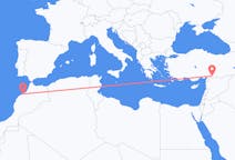出发地 摩洛哥出发地 卡薩布蘭卡目的地 土耳其加濟安泰普的航班