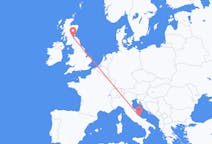 Flights from Pescara, Italy to Edinburgh, Scotland