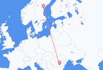 Fly fra Sundsvall til Bukarest