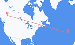 Flights from Grande Prairie, Canada to Santa Maria Island, Portugal