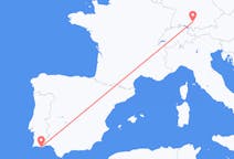 Voli dal distretto di Faro, Portogallo a Memmingen, Germania