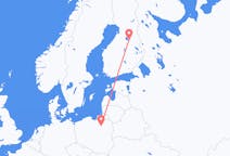 Flights from Szymany, Szczytno County, Poland to Kajaani, Finland