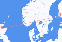เที่ยวบิน จาก ตุรกุ, ฟินแลนด์ ไปยัง อินเวอร์เนสส์, สกอตแลนด์