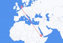 Flyreiser fra Dessie, Etiopia til Amsterdam, Nederland