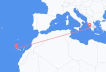 Flights from Santa Cruz de La Palma, Spain to Zakynthos Island, Greece