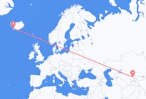Flyg från Sjymkent, Kazakstan till Reykjavík, Island