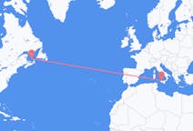 Flights from Les Îles-de-la-Madeleine, Quebec, Canada to Palermo, Italy