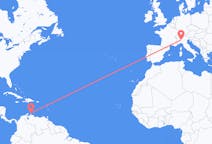 Flights from Aruba to Milan