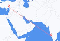 出发地 印度出发地 门格洛尔目的地 土耳其阿达纳的航班