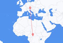 来自中非共和国出发地 班基目的地 意大利的里雅斯特的航班