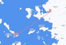 Flyreiser fra Mykonos, Hellas til Izmir, Tyrkia