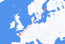 Flyrejser fra Mariehamn, Åland til Nantes, Frankrig
