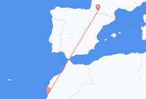 Flyg från Agadir, Marocko till Lourdes (kommun i Brasilien, São Paulo, lat -20,94, long -50,24), Frankrike