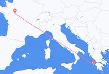 Flights from Zakynthos Island, Greece to Tours, France