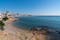 photo of Platja Pinets beach L'Ampolla Spain one of several beautiful beaches in the Spanish coastal.