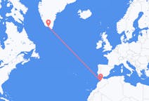 Flights from Rabat, Morocco to Qaqortoq, Greenland