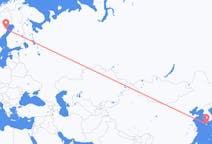 Flights from Jeju City, South Korea to Skellefteå, Sweden