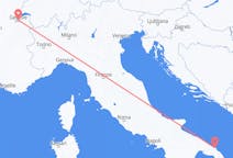 Flyreiser fra Genève, til Brindisi