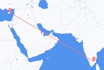 Flyrejser fra Tiruchirappalli til Larnaca