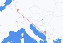 Flyrejser fra Podgorica, Montenegro til Saarbrücken, Tyskland