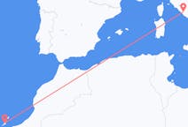 Flights from Fuerteventura in Spain to Rome in Italy