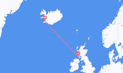 Flights from the city of Islay to the city of Reykjavik