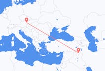 Flyg från Arbil, Irak till Vienna, Österrike