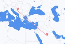 เที่ยวบิน จาก แคว้นอัลเกาะศีม, ซาอุดีอาระเบีย ไปยัง ซาราเยโว, บอสเนียและเฮอร์เซโกวีนา