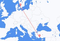 Flights from Antalya, Turkey to Ängelholm, Sweden