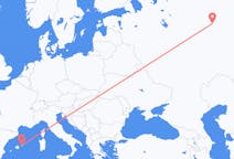 Flights from Kirov, Russia to Menorca, Spain
