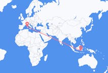 出发地 印度尼西亚出发地 望加錫目的地 意大利阿尔盖罗的航班