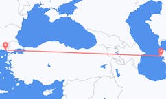 出发地 土库曼斯坦土庫曼巴希目的地 希腊亞歷山德魯波利斯的航班