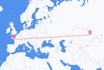 Flights from Semey, Kazakhstan to Nantes, France