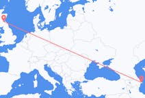 Fly fra Baku til Edinburgh