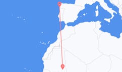 Flyg från Nema, Mauretanien till Vigo, Spanien