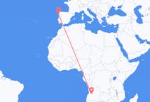 Flyg från Huambo, Angola till Vigo, Spanien