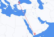 出发地 也门出发地 亞丁目的地 土耳其伊斯坦布尔的航班