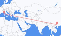 Flyreiser fra Liuzhou, Kina til Figari, Frankrike
