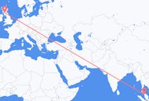 Flyreiser fra Alor Setar, Malaysia til Glasgow, Skottland