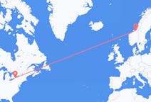 Flights from Buffalo to Trondheim