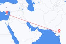 从艾哈迈达巴德飞往拉纳卡的航班