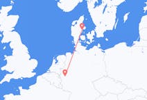 Flyreiser fra Århus, Danmark til Köln, Tyskland