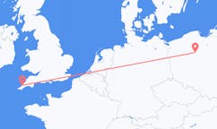 Flights from Newquay to Bydgoszcz