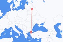 出发地 白俄罗斯出发地 明斯克目的地 土耳其埃德雷米特的航班