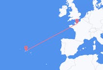 Flights from São Jorge Island, Portugal to Caen, France
