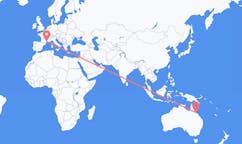 Voli da Townsville, Australia a Montpellier, Francia